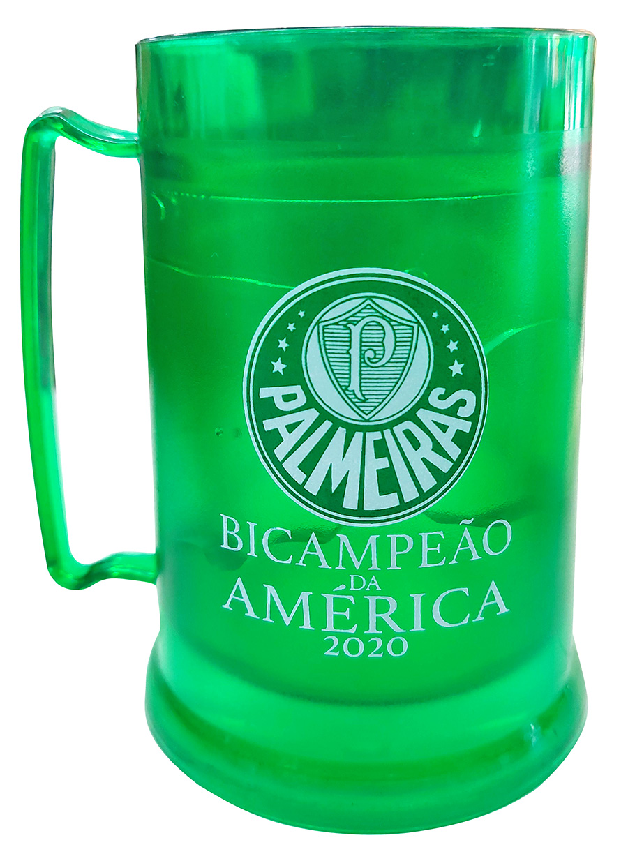 Caneca Gel Palmeiras Bicampe O Da Am Rica Verde Branco Mania