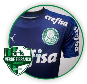 Camisa Treino Palmeiras 2020 Azul Patrocínios