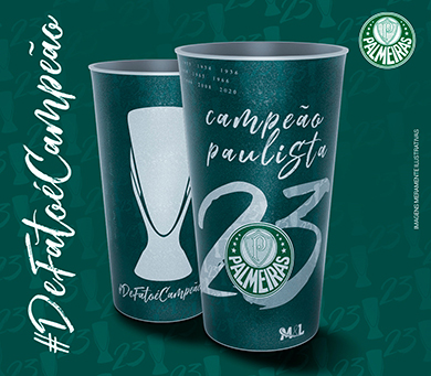 Copo Comemorativo Palmeiras Campeão Paulista