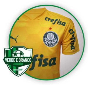 Camisa I Goleiro Palmeiras 2020 c/ Patrocínios
