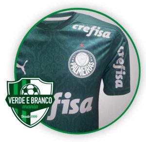 Camisa I Palmeiras 2020/21 c Patrocínios