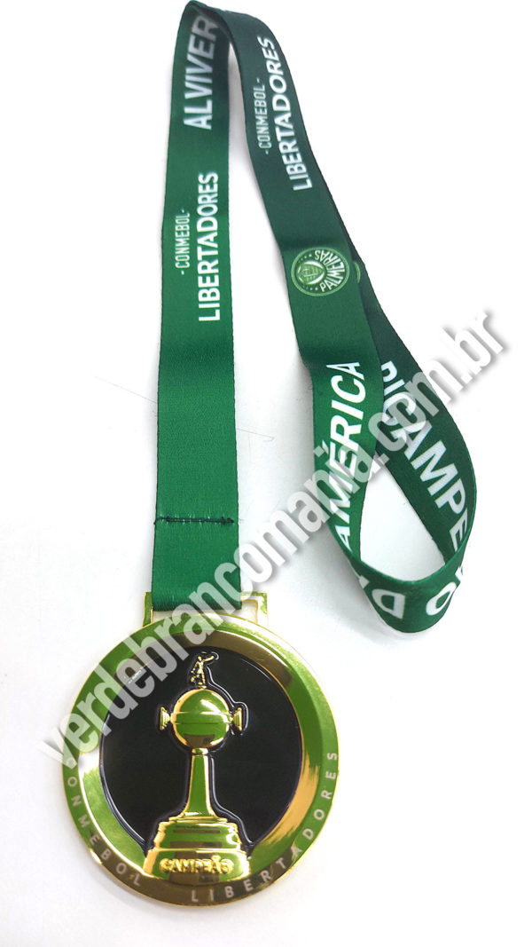 Medalha Oficial Libertadores Palmeiras Bicamp