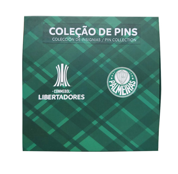 Kit 5 Pins Oficiais Palmeiras Libertadores