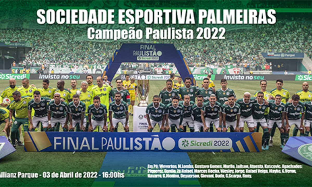 Camisa Palmeiras Campeão Paulista 2023/24 - LANÇAMENTO EXCLUSIVO