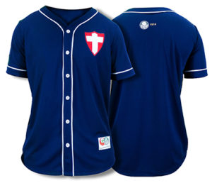 Camisa Baseball Cruz de Savóia 2022 Azul