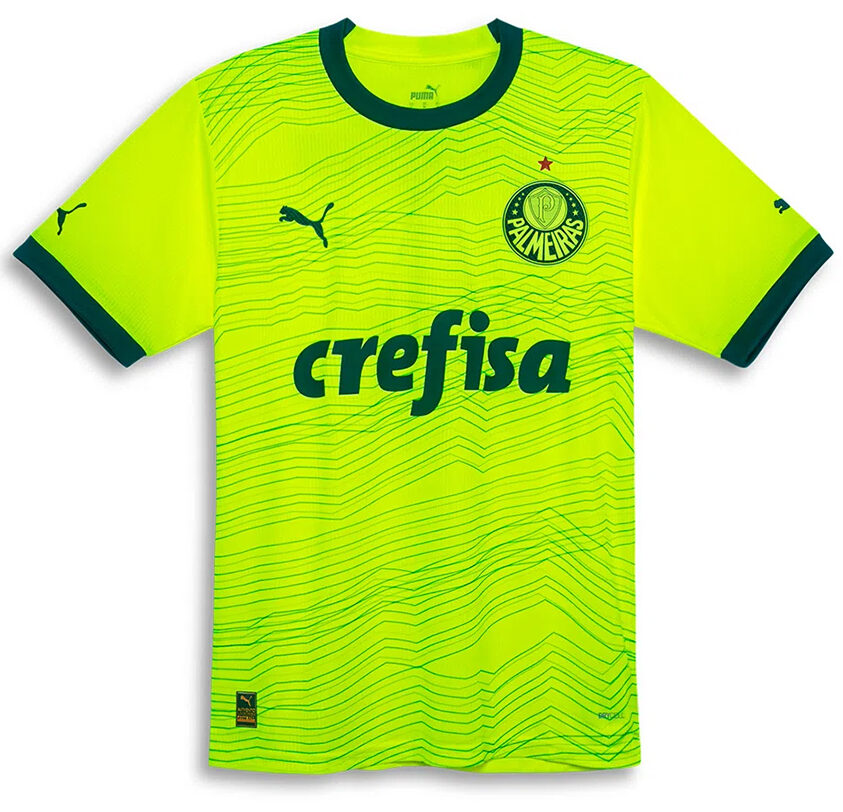 Camisa Palmeiras Puma I 23/24 - Jogador - Branco - 3GG