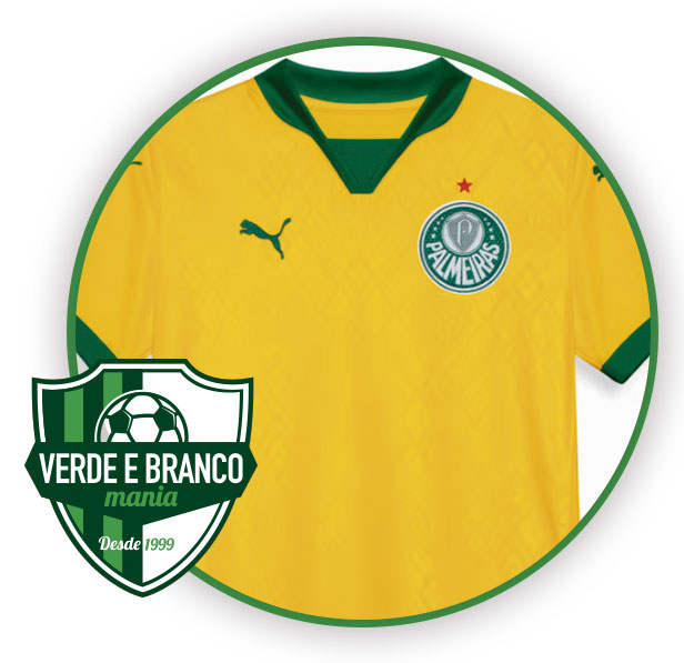 Camisa Palmeiras Third 2025/26 Jogador
A Camisa Palmeiras Third 2025/26 Jogador você só encontra aqui na Verde e Branco Mania, com linhas completas para todas as idades. Nossos produtos são diferenciados e estilosos, além disso possui a Tecnologia DryCell, que retira o suor do contato com sua pele, aumentando o conforto na prática esportiva e no dia a dia. Compre hoje mesmo sua Camisa Palmeiras Third 2025/26 Jogador.